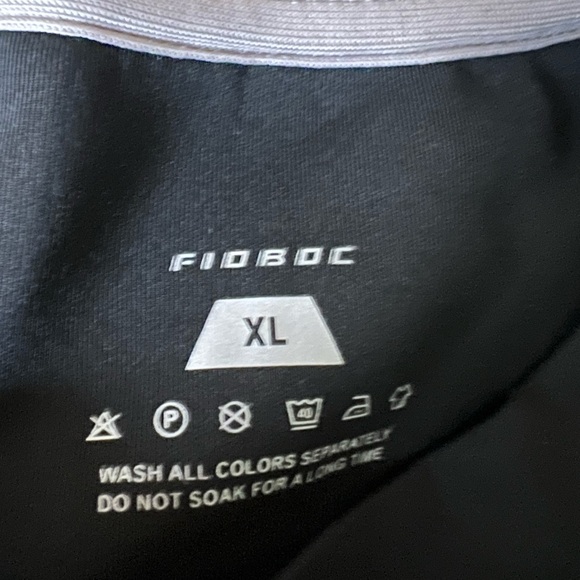 NWT FIOBOC Modal Blend Elbow Patch Long Sleeve Tee:Slim Fit - XL - Picture 4 of 6